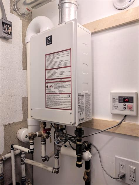 tankless water heater installation